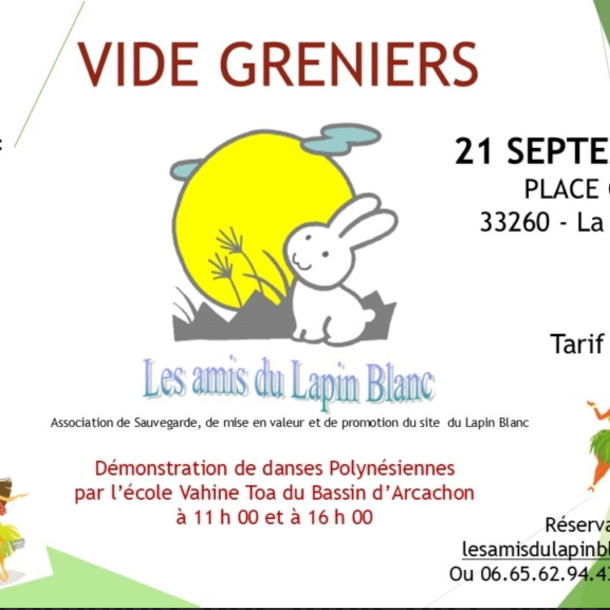Vide greniers des Amis du Lapin Blanc